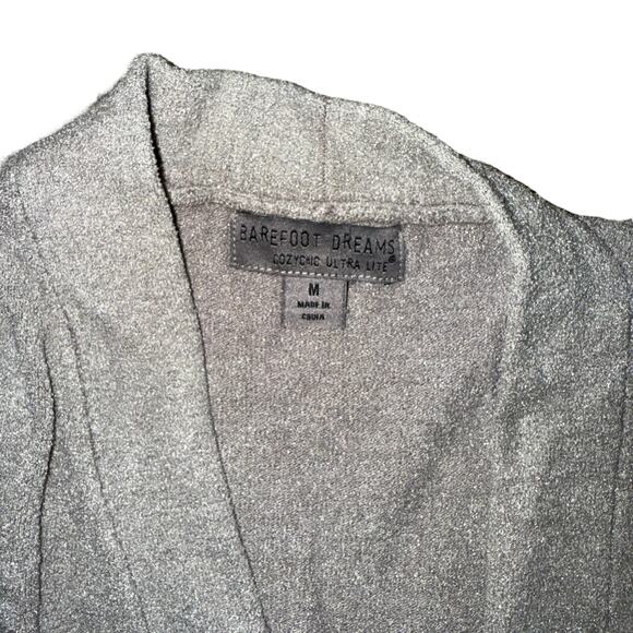 Barefoot Dreams CozyChic Ultra Lite Belted Cardigan Size M - Picture 5 of 8